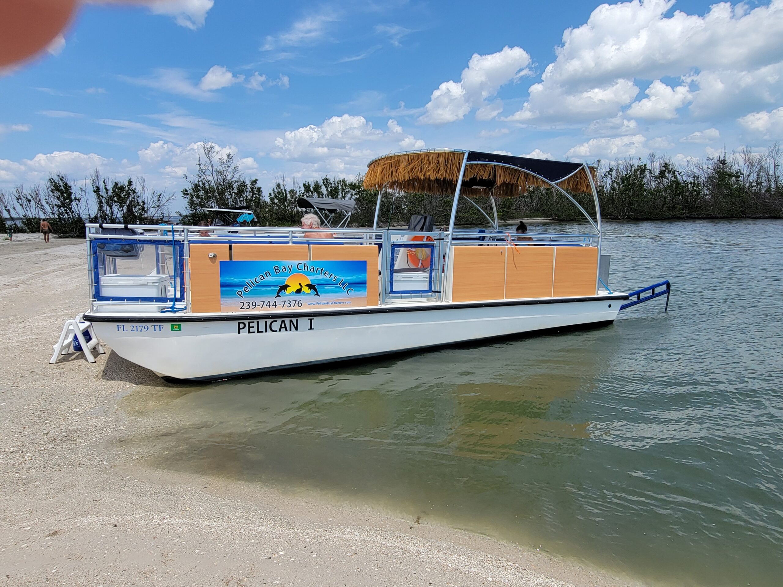 a small boat in a body of water